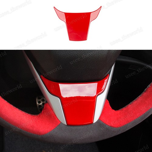 Red Interior Gear Shift Box Strip Cover Trim For Honda Civic 10th Gen 2016-2021 - Picture 6 of 48