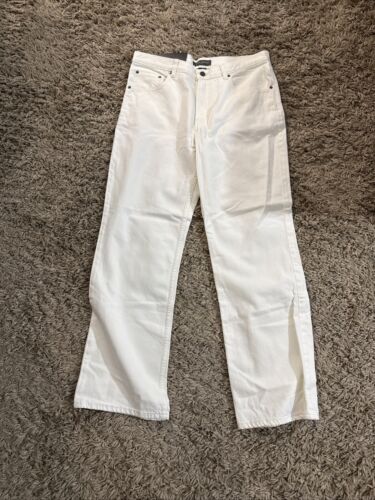 Banana Republic Straight Leg Chino Pants Men's 33/30 White