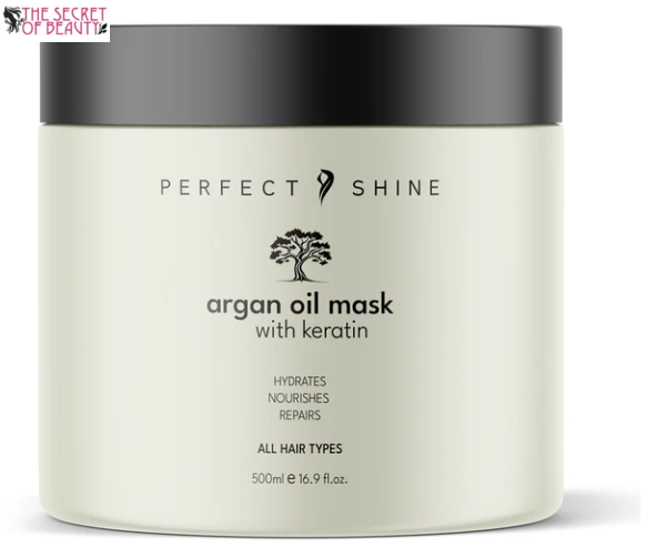 Perfect Shine Argan Oil Mask With Keratin 500ml For Damaged and  Treated Hair