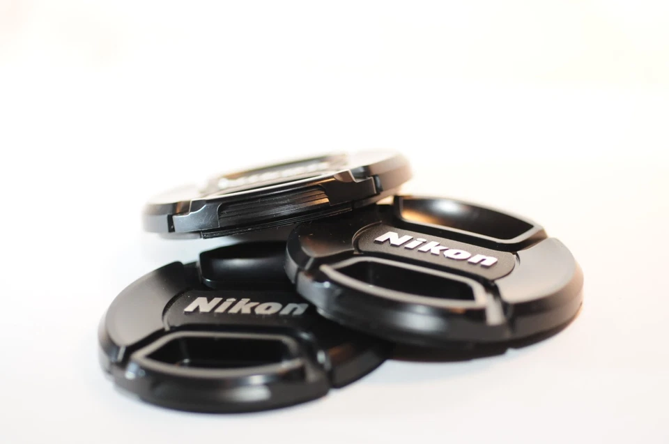 Nikon LC-62 62mm Tapa de lente Pellizco central Original Nikon Foto 4 de 4