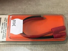 GForce Modeling G-Force GF-1061-002 3.5mm Connector Gold Male Silicone Cable