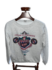 Vintage 90s Paris Sweatshirt Large Crewneck Rich Tees