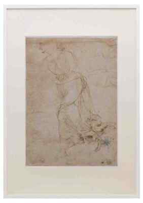 maddalena che sopragiunge in fretta von Raffaello A3 A4 gerahmter Druck Bild