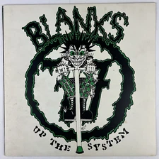 Blanks 77 – Up The System - 1993 Quality Of Life 002 - 10" Blue Marble vinyl EX