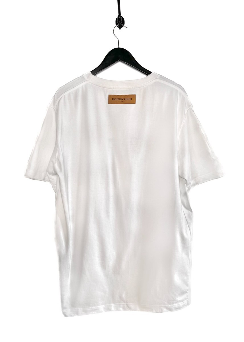 Louis Vuitton 2020 White LV Pendant Dripping Logo Louis Vuitton 2020 White LV Pendant Dripping Logo