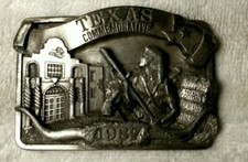 Metal Belt Buckle - Texas Commemorative 1987 - Limited Edition 59 of 5,000