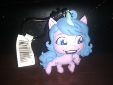 My Little Pony MLP Figural Bag Clip Series 1 3 Inch Izzy Rainbow Running