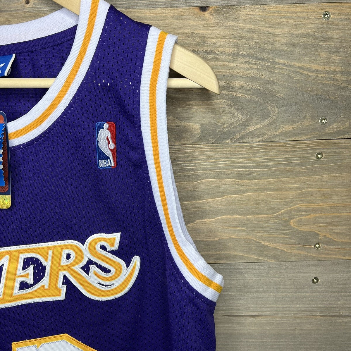 NBA アディダス　ハードウッドクラシックス　レイカーズ マジック ジャージ M NBA アディダス ハードウッドクラシックス レイカーズ マジック