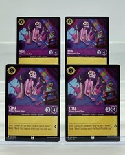 Disney Lorcana Yzma - Without Beauty Sleep 61/204 Rise of the Floodborn 4 Cards