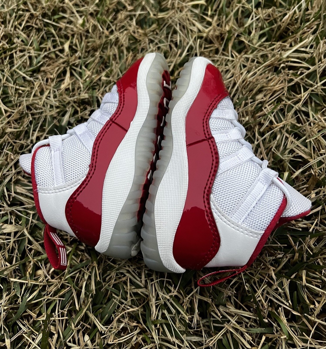 CLEAN Air Jordan Retro XI 11 size 6c TD Cherry Red Toddler 378040