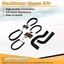 Radiator Hose + Gates Drive Belt Kit for Toyota Corolla KE70 1.3L 4K-C 1982-1985