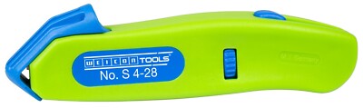 WEICON Kabelmesser No. S 4 - 28  Green Line | mit einfahrbarer Hakenklinge