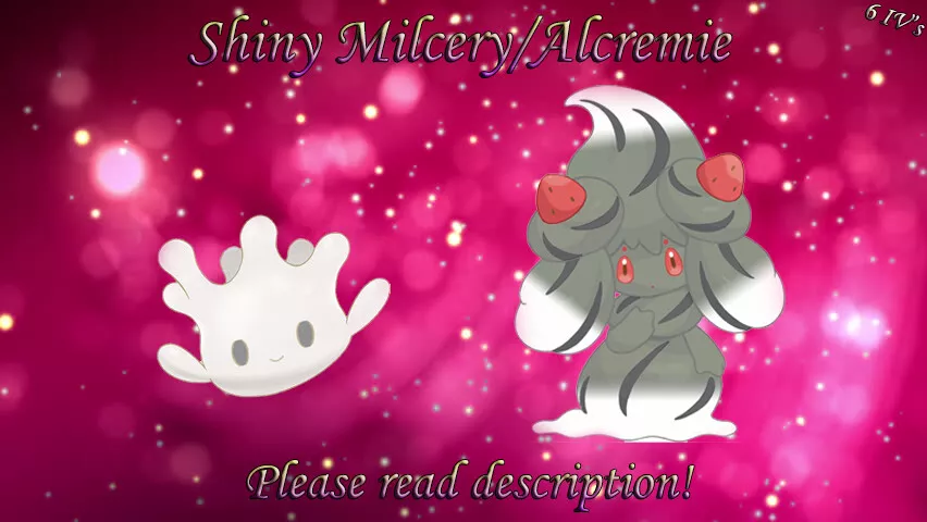 Ultra SHINY 6IV MILCERY // Pokemon Sword and Shield // Lv1 // -  Hong  Kong