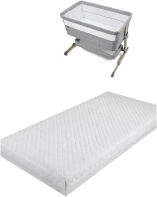 TOP COLLECTION Cot Mattress to fit Babylo Cozi Sleeper 87 x 44 x 5CM Quilted FULLY BREATHABLE