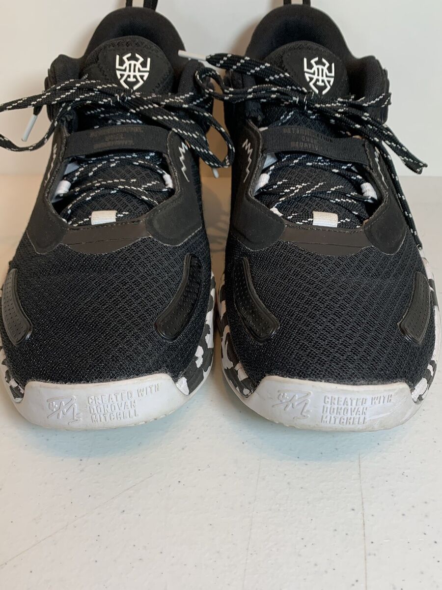 Adidas D.O.N. Issue 3 Black White Men's Basketball Shoes Adidas D.O.N. Issue 3 Black White Men's Basketball Shoes