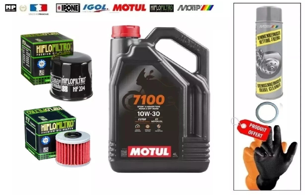 Kit vidange Honda CTX 700 DCT résolvant les bruits de boîte avec l'huile Motul 10W30