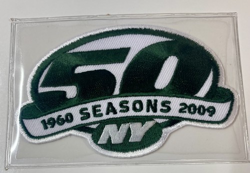 *BRAND NEW* Willabee & Ward NFL 50th Anniversary New York Jets Patch 2009 - Picture 2 of 3