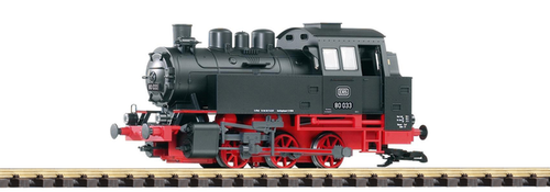 PIKO 37202 G Scale DB III BR80 Steam Loco, Black/Red - 第 1/1 張圖片