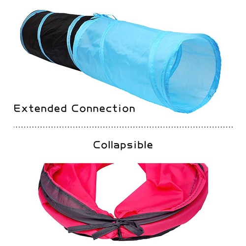 Cat Tunnel for Indoor Cats Pet Cat Kitten Rabbit Play Toys Tube Tunnel Intera... - Picture 3 of 8