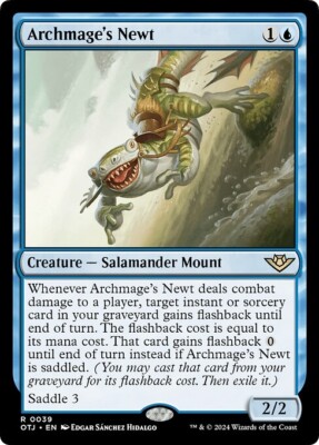 ARCHMAGE'S NEWT mtg NM-M Outlaws of Thunder Junction 1 Rare