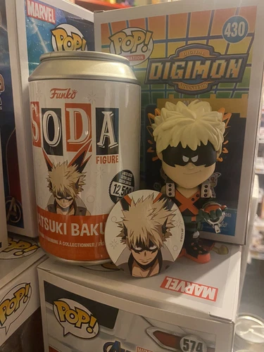 Funko Soda Figure Katsuki Bakugo My Hero Academia Limited Edition 1/10,500