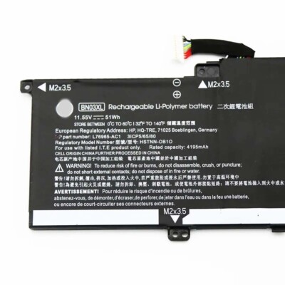 Original 51Wh Battery for HP Envy 13 13-ba 13-AR 13-AY 13m Original 51Wh Battery for HP Envy 13 13-ba 13-AR 13-AY 13m