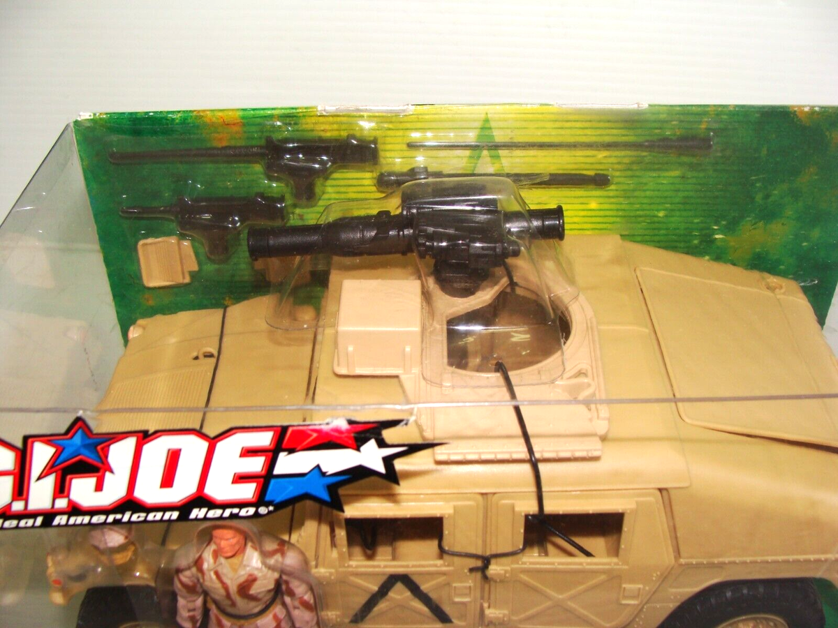 1:18 Hasbro G.I Joe U.S Army Humvee Desert Armored Humvee Vehicle