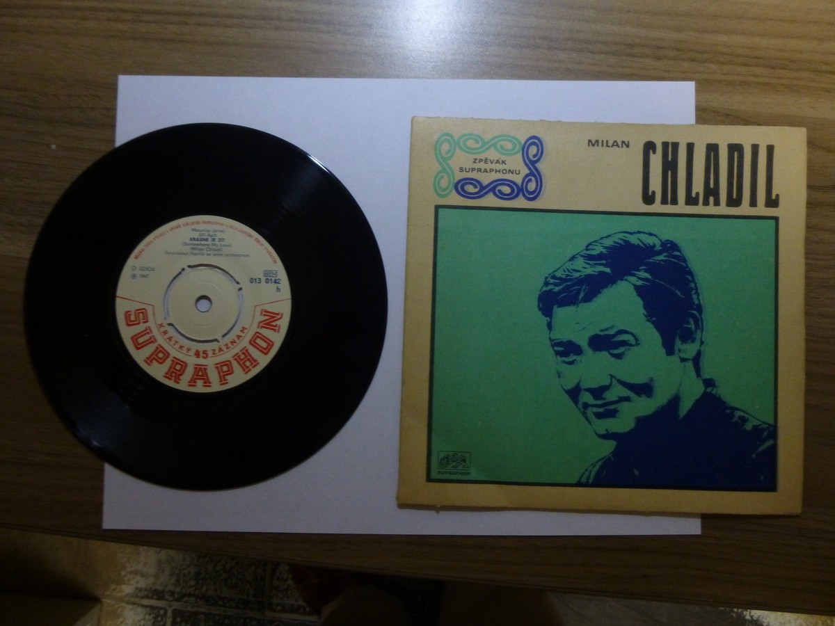 Old 45 RPM Record - Supraphon (Czech) 013 0142 - Milan
