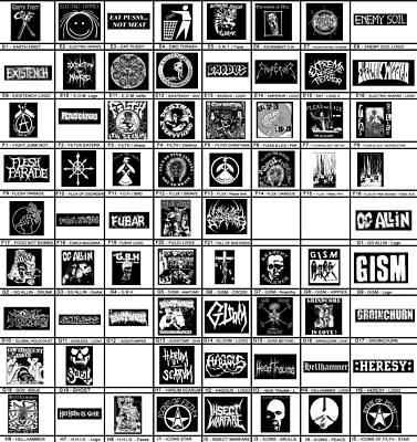 E-K - Patches - Punk, Crust, Grind Core, Animal Rights, Vegan, Peace, Metal, sew