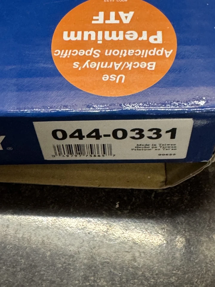 Beck/Arnley 044-0331 Automatic Transmission Filter For 2004-2010 Toyota Sienna - Image 2 of 3