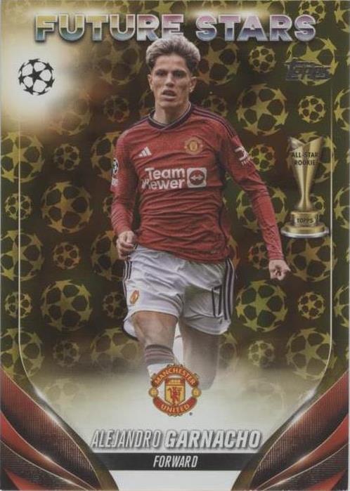 2023-24 Topps UEFA Club Competitions Alejandro Garnacho #115 2023-24 Topps UEFA Club Competitions Alejandro Garnacho #115