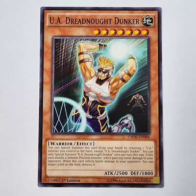 U.A. Dreadnought Dunker - CROS-EN086 - Common - NM/VLP - 1st ed - Yugioh