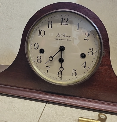 Vtg. Seth Thomas A401-003 2 Jewel Matle Clock- Made In Germany | eBay