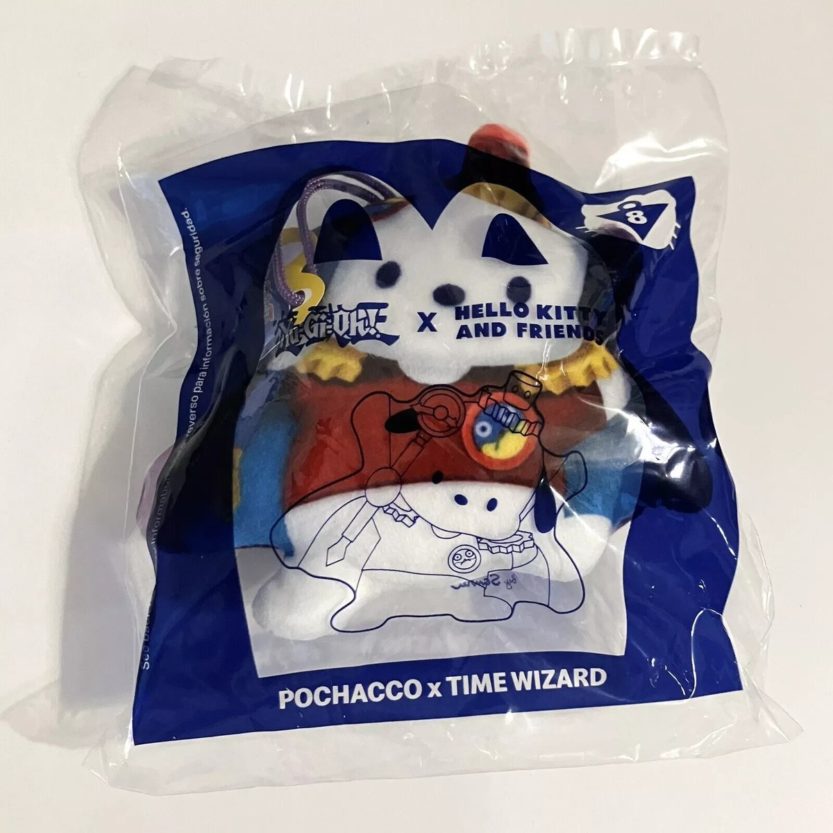 YuGiOh Hello Kitty POCHACCO x TIME WIZARD #8 McDonalds 2024 Happy