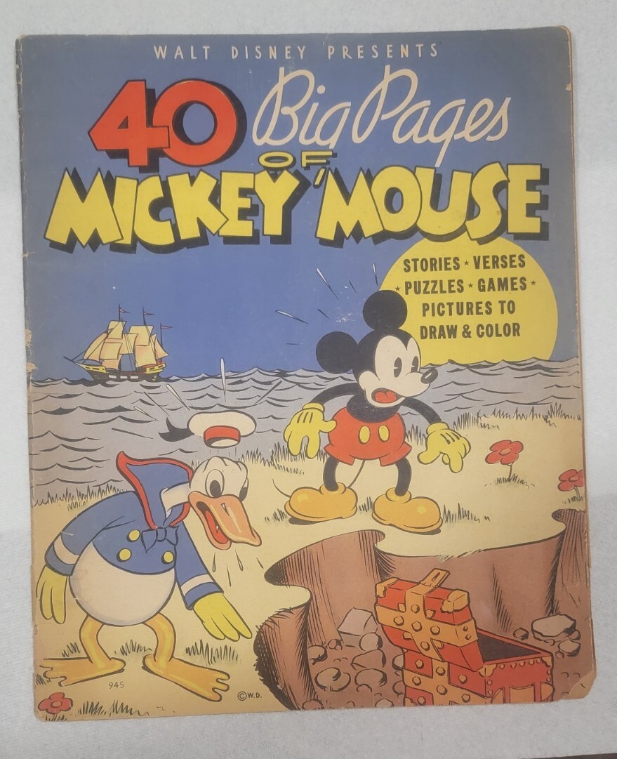 1936 40 Big Pages of Mickey Mouse #945 GD Extremely Rare