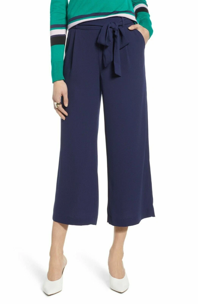 Halogen wide leg crop clearance pants