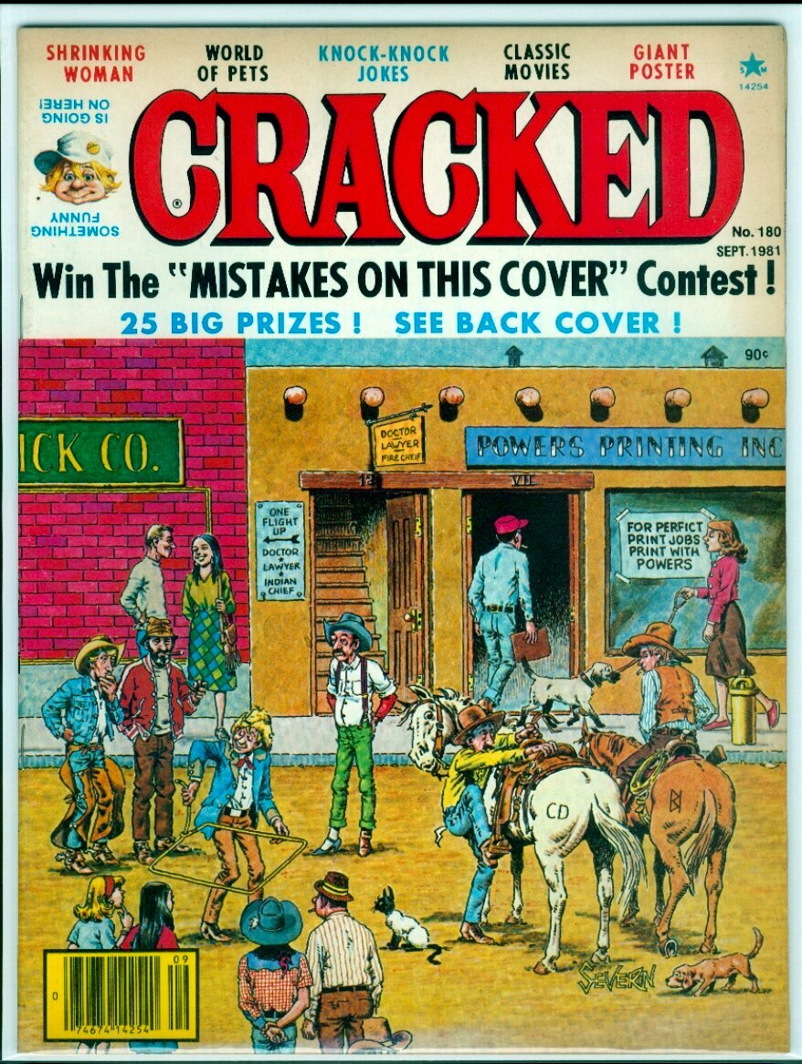 新品ドクターズマガジン Major Magazines CRACKED Magazine #180 FN/VFN 7.0 | eBay