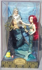 ARIEL & KING TRITON Designer collection poupée DISNEY édition limitée 6000 NRFB
