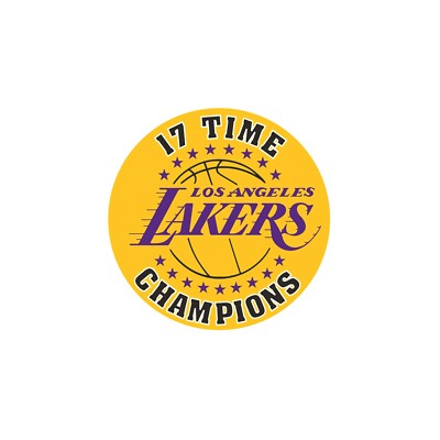 LOS ANGELES LAKERS - 17 TIME NBA CHAMPIONS - LAPEL/HAT PIN - NBA