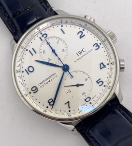 iwc blue hands