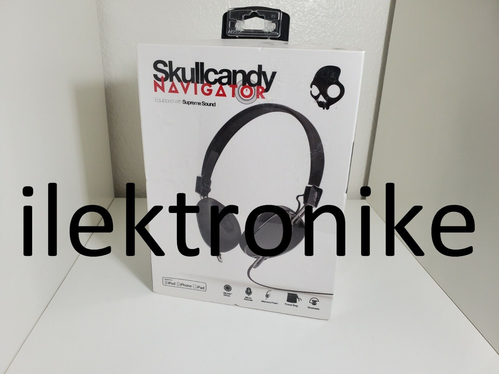 Brand NEW Skullcandy Navigator Supreme Sound Black Headphone S5AVDM-161