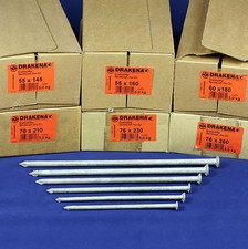 (5,99€/kg) 5 kg Drahtstifte FEUERVERZINKT 80 90 100 120 145 160 180 Nägel