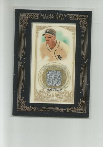 2012 TOPPS ALLEN AND GINTER RELICS #VM VICTOR MARTINEZ E4+ - 第 1/2 張圖片