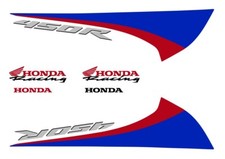 2014 Honda Trx450r Decal Graphic Sticker Oem Kit Plastic Kit Emblem Red Blue 450