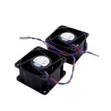 Lot of 2 Ebm-papst 614JH Axial Compact Fan, 60x60x32mm, 24VDC, 11700RPM