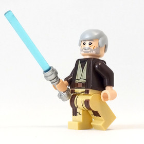 LEGO Star Wars Obi Wan Kenobi Minifigure 75221 Hooded Coat 75159 75052 75173