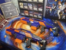 Nerf N Strike Elite Rapidstrike CS-18 Lot of 2 Blasters Tested Working