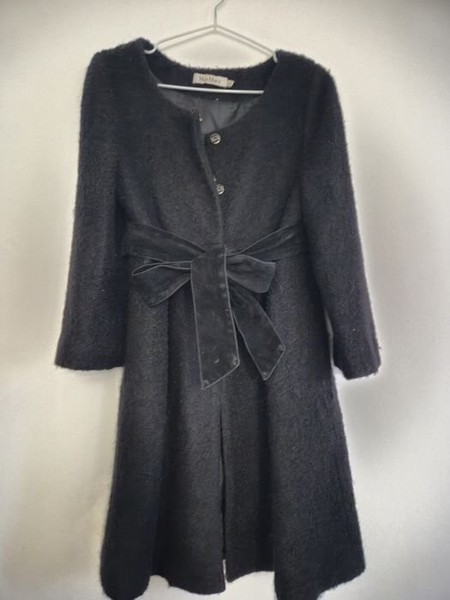 Women Max Mara Coat Black 40