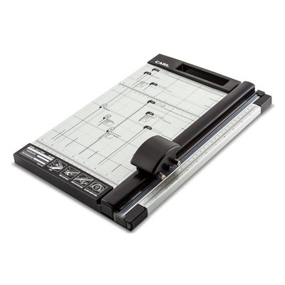 CARL 12 Inch Rotary Paper Trimmer Black Silver Precision Cutter for Crafting