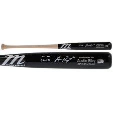 Austin Riley Atlanta Braves Signed Marucci Game Model Bat w/